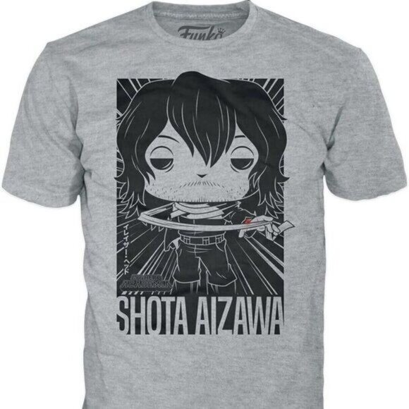 Funko Pop! Tees - My Hero Academia - Shota Aizawa Box Set T-Shirt Pack Small - Picture 4 of 4